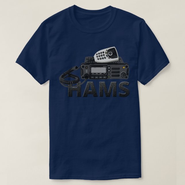 T-shirt Hams radioopérateur amateur (Design devant)