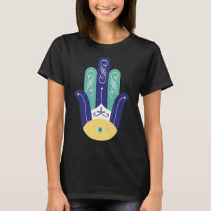 T-shirt Hamsa Main Arabe Hindouisme Protéger Fatima Foi