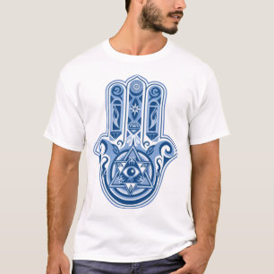 T-shirt Hamsa Main De Fatima Hamsa Tous Voir L'Oeil