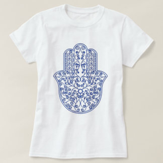T-shirt hamsa*tunis*maroc*henné*bleu