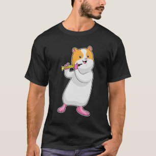T-shirt Hamster à Musique avec Flûte