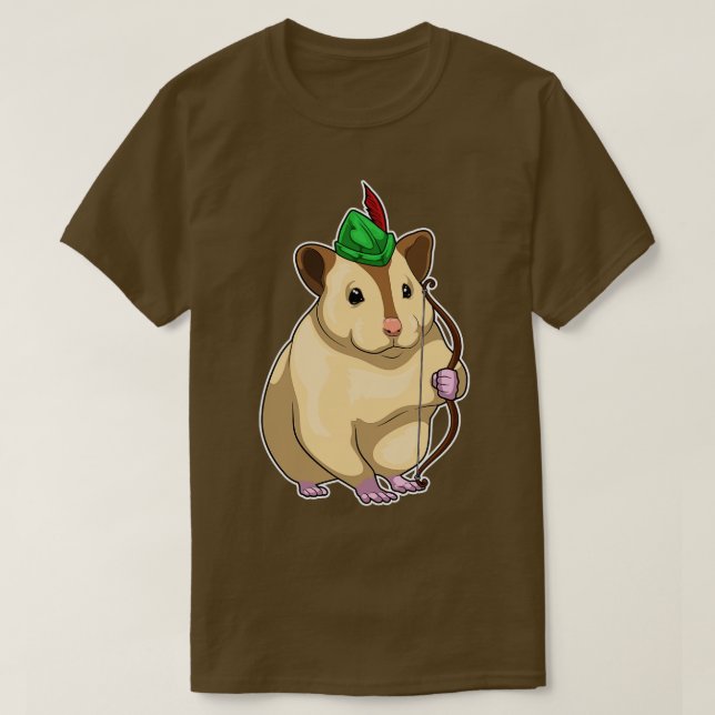T-shirt Hamster Archer Bow 1 (Design devant)