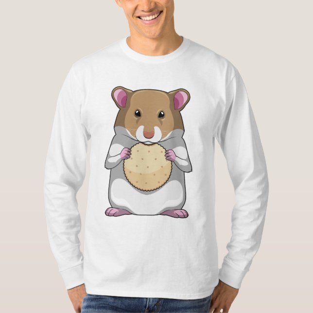 T-shirt Hamster avec biscuit (Devant)