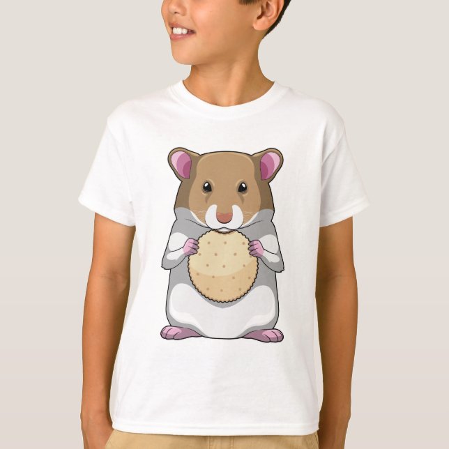 T-shirt Hamster avec biscuit (Devant)