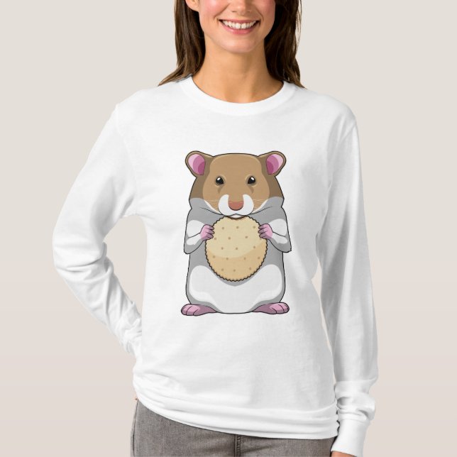 T-shirt Hamster avec biscuit (Devant)
