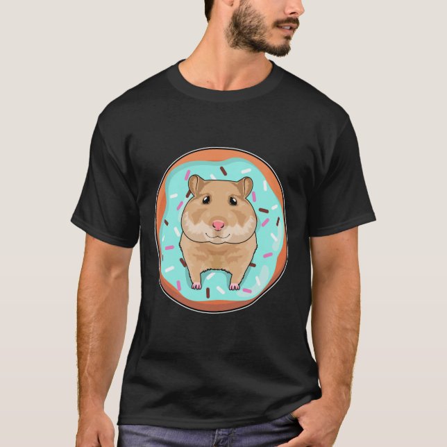 T-shirt Hamster avec Donut (Devant)