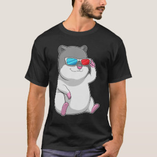 T-shirt Hamster avec lunettes