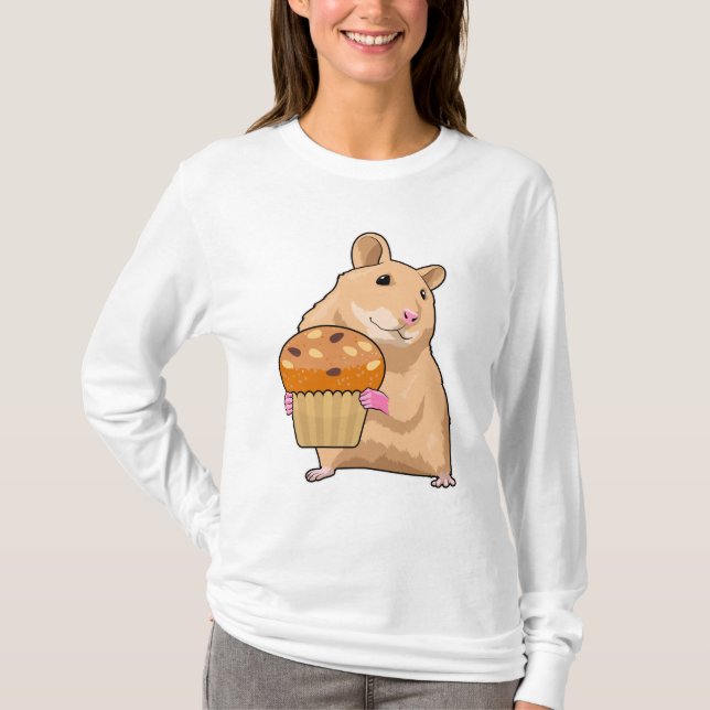 T-shirt Hamster avec Muffin (Devant)
