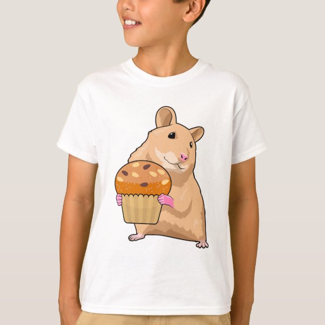 T-shirt Hamster avec Muffin (Devant)