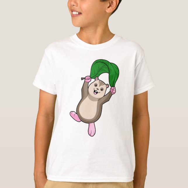 T-shirt Hamster avec parachute (Devant)