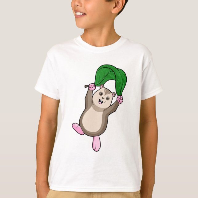 T-shirt Hamster avec parachute (Devant)