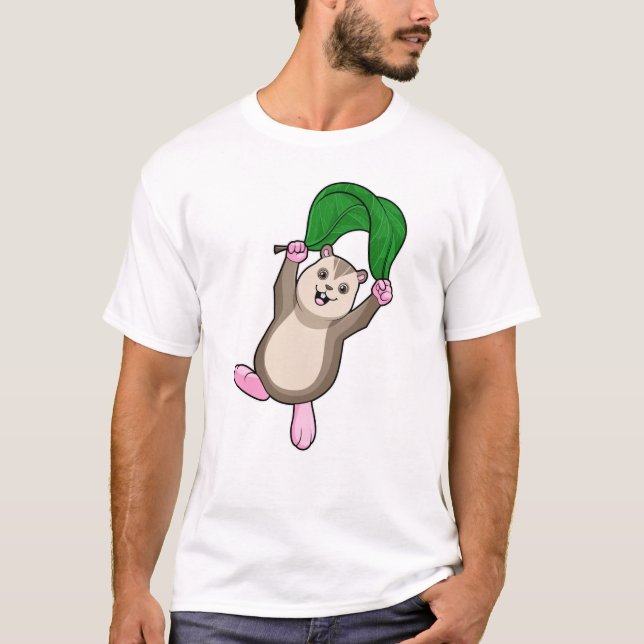 T-shirt Hamster avec parachute (Devant)