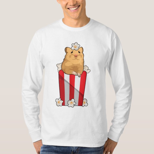 T-shirt Hamster avec Popcorn (Devant)