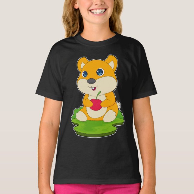 T-shirt Hamster Cherry (Devant)