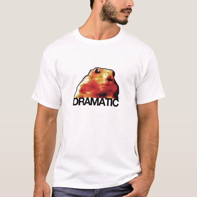 T-shirt hamster/chien dramatiques de tamia/prairie (Devant)