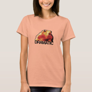 T-shirt hamster/chien dramatiques de tamia/prairie
