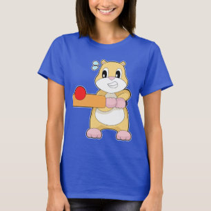 T-shirt Hamster Cricket Chauve-souris de cricket