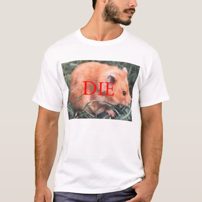 T-shirt Hamster de menace de mort (Devant)
