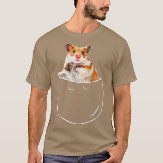 T-shirt Hamster De Poche, Hamster Drôle Dans Un Cadeau De