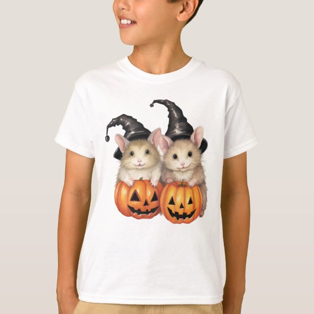 T-shirt Hamster d'Halloween (Devant)