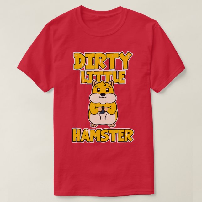 T-shirt Hamster Dirty Little Hamster (Design devant)