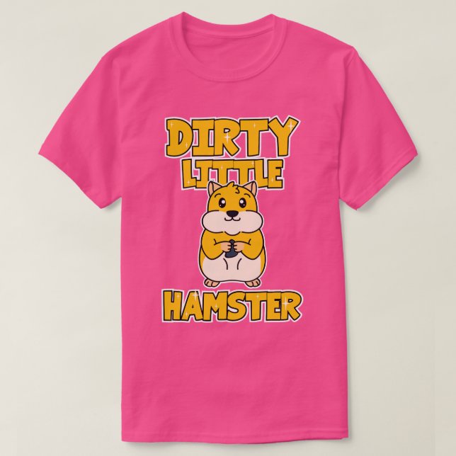 T-shirt Hamster Dirty Little Hamster (Design devant)