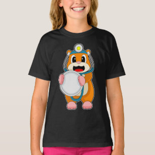 T-shirt Hamster Doctor Stethoscope