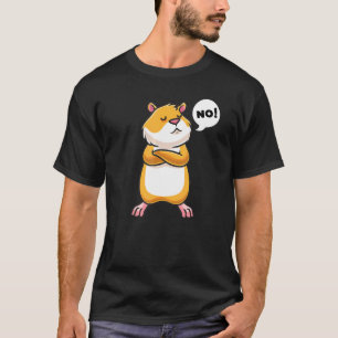 T-shirt Hamster doré têtu
