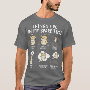 T-shirt hamster drôle s pour femmes hammy mignon amoureux 