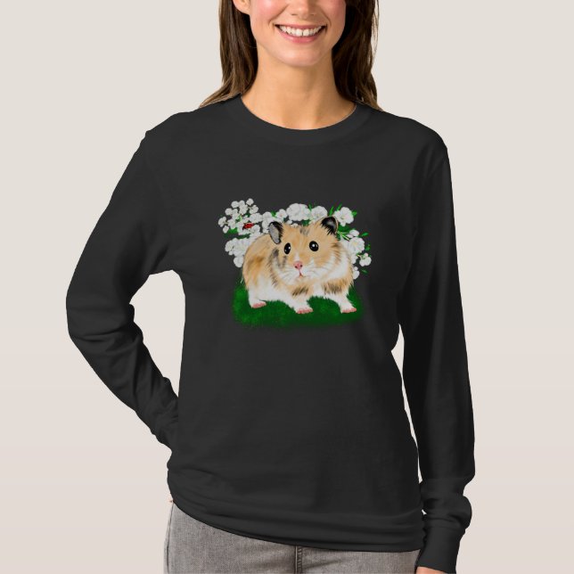 T-shirt Hamster dwarf hamster girls women children  1 (Devant)