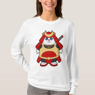 T-shirt Hamster en guerrier avec Armor