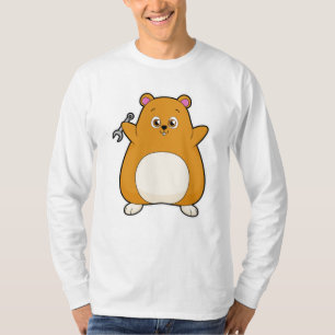 T-shirt Hamster en mécanique avec clé