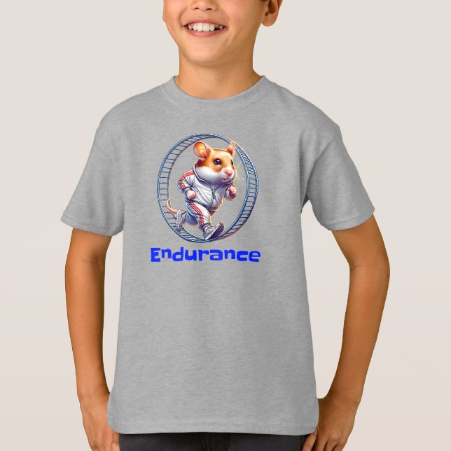T-shirt Hamster Endurance course de hamster Hamster (Devant)