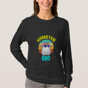 T-shirt Hamster Femme Pour Garçons Bro Brother Cute Funny 