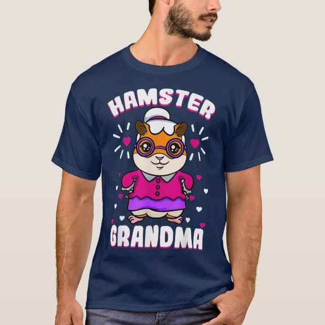 T-shirt Hamster Grandma Syrian Campbells Dwarf Granny (Devant)