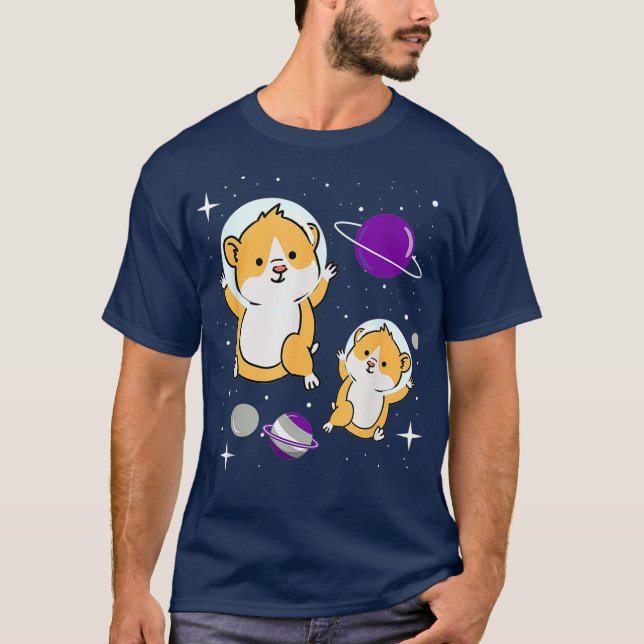 T-shirt Hamster Grayexé Dans L'Espace Grayexie Fierté (Devant)