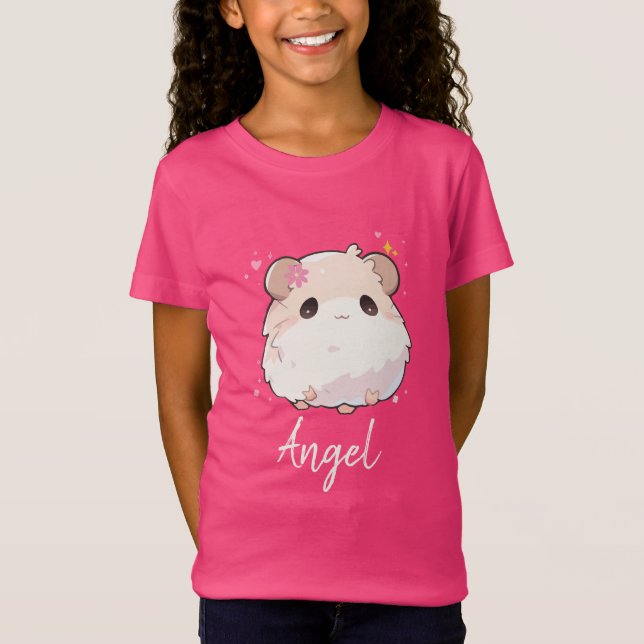 t-shirt hamster hamster de l'anime kawaii (Devant)