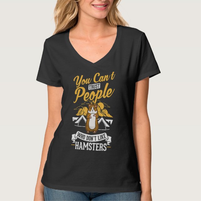 T-shirt Hamster Hamster Roue Hamster Hamster (Devant)