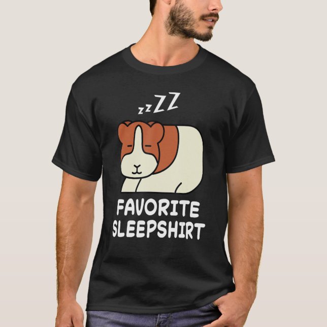 T-shirt Hamster Hamsters Nap Dormir Pyjama Pyjama (Devant)