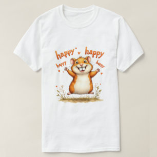 T-shirt Hamster 'Happy Hamster'