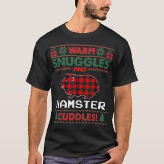 T-shirt Hamster Joyeux Pyjama de Noël Chemise laide