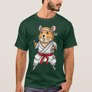 T-shirt Hamster Karate Ninja Jiu-Jitsu Judo Taekwondo