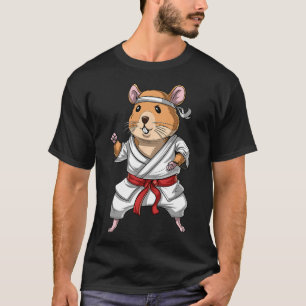 T-shirt Hamster Karate Ninja Jiu-jitsu Judo Taekwondo Mart