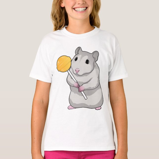 T-shirt Hamster Lollipop (Devant)