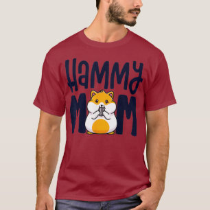 T-shirt Hamster Maman Chemise Pour Filles Hammy Maman Mama