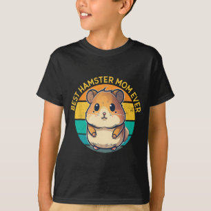 T-shirt Hamster Maman Ever Funky Hamster Maman Fête des mè
