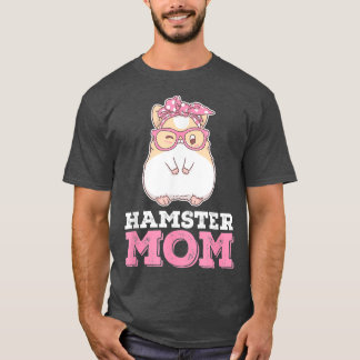T-shirt Hamster Maman Funny Hamsters Chubby Kawaii Animal