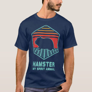 T-shirt Hamster My Spirit Animal Retro Vintage 80s Style