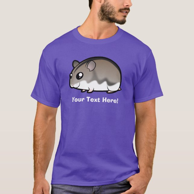 T-shirt Hamster nain de bande dessinée (Devant)