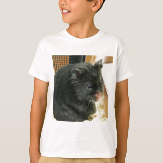 T-shirt Hamster noir